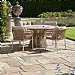 Pacific Martic Outdoor 4 Seater Round Dining Set