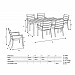 Pacific Aruba Outdoor 6 Seater Rectangular Dining Set