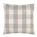 Yard Chesil Check 100% Cotton Outdoor Cushion Natural (50x50cm)