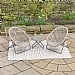 Pacific Tobs Foldable Lounger Set - Grey