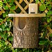Wildlife World Natural Log Robin Nesting Box