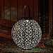 Smart Solar Damasque Silhouette Lantern - Bronze