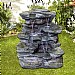 Easy Fountain Como Springs Water Feature with LED Lights