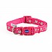 Ancol Adjustable Reflective Fashion Collar Pink Hearts