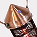 Kalos Copper Lantern Patio Heater - Small 1500W