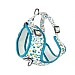 Pawsome Paws Boutique Blue Leopard Print Adjustable Harness (Various Sizes)