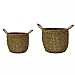 Ivyline Seagrass Natural Lined Basket (Various Sizes)