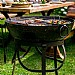 Recycled Kadai Firebowl with High & Low Stand